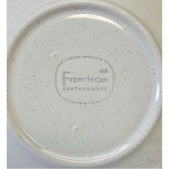Set/6 Franciscan Oasis 6" Saucers (no cups) Atomic Mid-Century MCM 1954-1962 - Picture 6 of 6